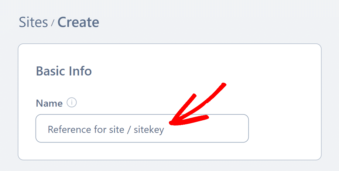 Naming your hCaptcha sitekey